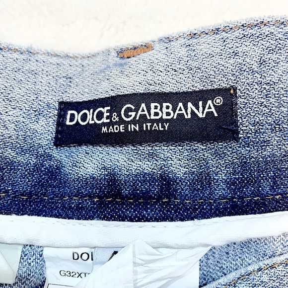 Dolce & Gabbana Blue Wash Denim women’s jeans Size IT-48 US-12 waist 32-33 - Picture 7 of 16
